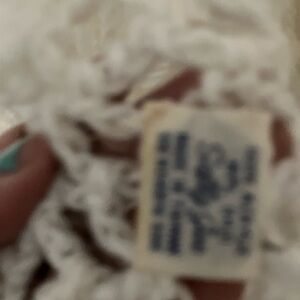 White Crochet Garment